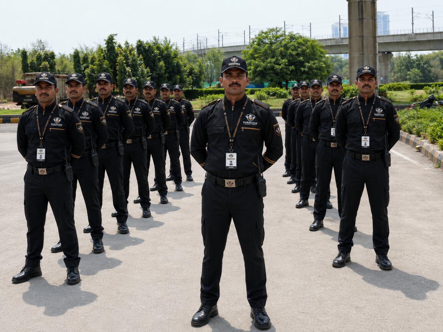 Security team in action